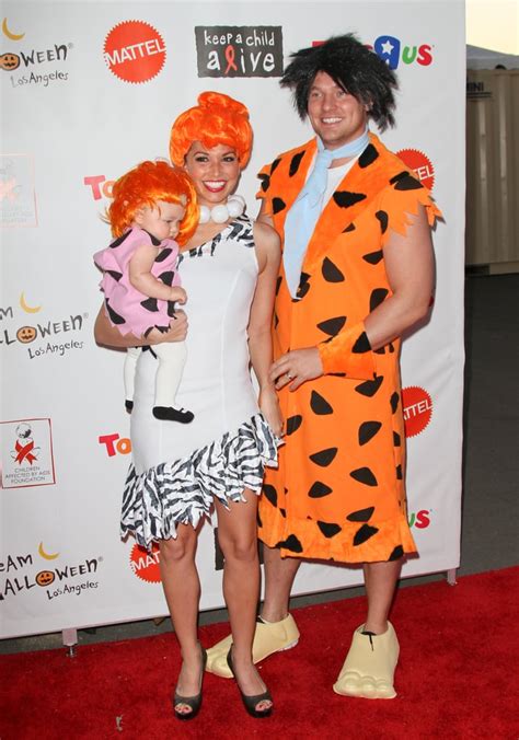 Melissa Rycroft And Tye Strickland As Wilma And Fred Flintstone The