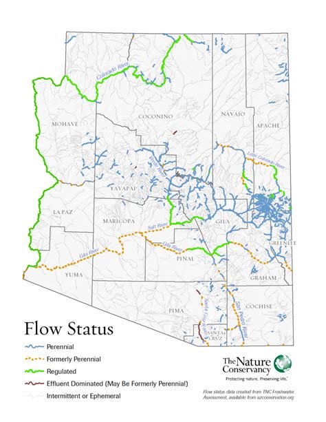 arizona map with rivers gambaran
