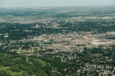 Bismarck Nd Aerial Photo Of The City Of Bismarck Looking Flickr
