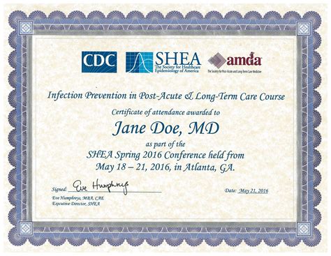 Sheacdcamda Sponsored Post Acute And Long Term Care Certificate Course