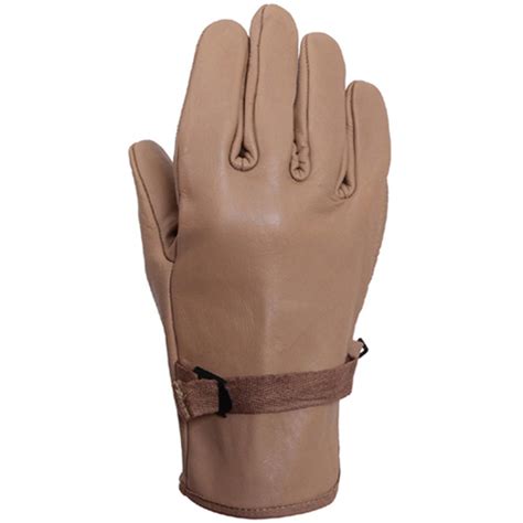 D 3a Leather Military Gloves