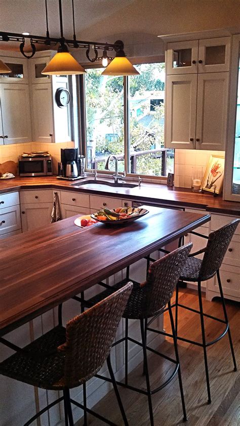 Walnut Wood Countertop Photo Gallery By Devos Custom Woodworking