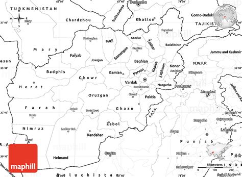 Afghanistan Map Printable