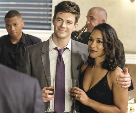 Grant Gustin Candice Patton Barry Allen Iris West The Flash