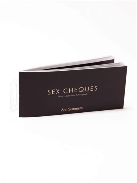 Ann Summers Sex Cheques Erotic Funny Naughty Party Game Novelty T