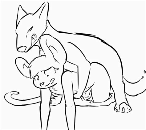 Rule 34 Animated Anthro Anthro On Feral Black And White