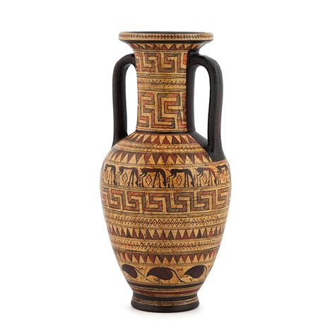 Ancient Greek Geometric Amphora Greekart