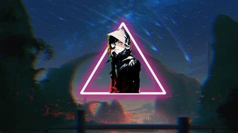 Anime Boys Anime Digital Art Red Eyes Triangle Picture In Picture