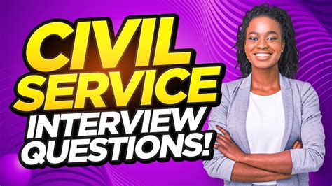 CIVIL SERVICE Interview Questions & Answers! (How to PREPARE for a