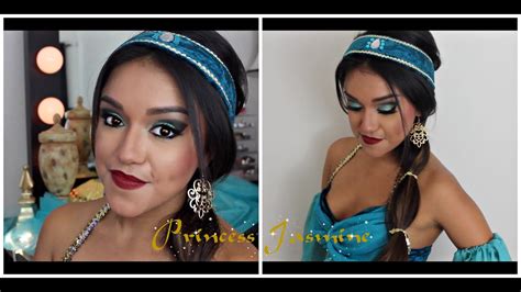 Princess Jasmine Makeuphair Tutorial Youtube