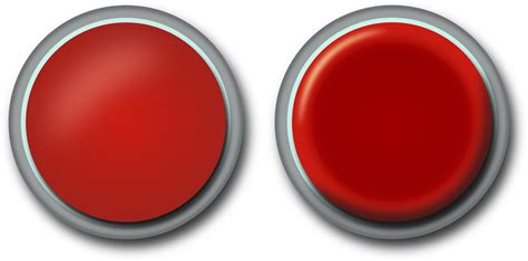 Clipart Red Button