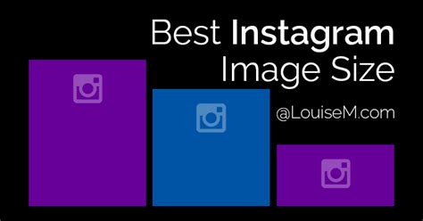 Whats The Best Instagram Image Size 2018 Infographic