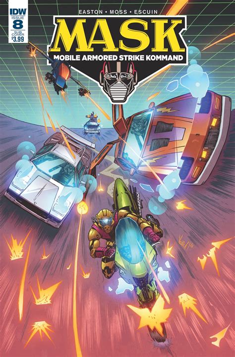 M.A.S.K.: Mobile Armored Strike Kommand #8 (Subscription Cover) | Fresh