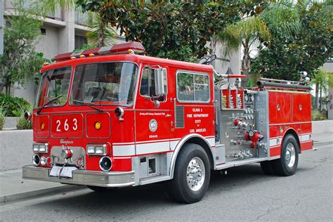 Lafd Seagrave Pumper Of The Los Angeles Fire Dept In West Flickr