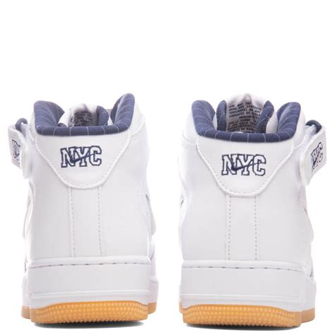 nike air force 1 mid jewel nyc white midnight navy feature