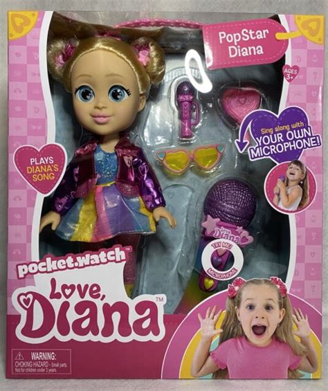 Love Diana 13 Popstar Diana Doll With Sing Along Microphone Plays Her