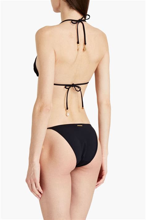 STELLA MCCARTNEY Embellished Low Rise Bikini Briefs THE OUTNET