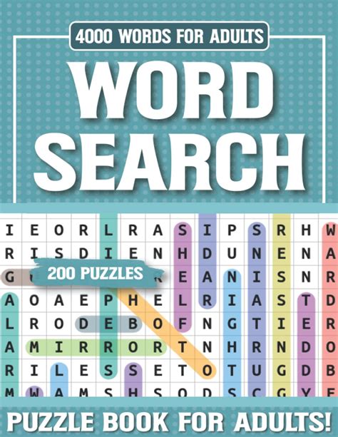 Buy Word Search Puzzle Book For Adults 200 Themed Puzzles Fans