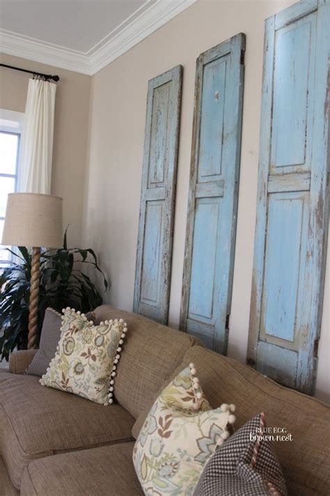 7 Inspiring Ways To Use Vintage Shutters On Your Walls