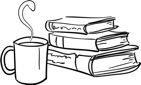 Books Clipart Coffee Books Coffee Transparent Free For Download On