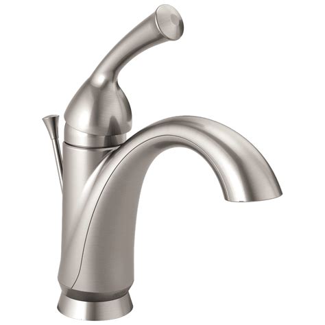 Delta Haywood Single Handle Single Hole Lavatory Faucet In Stainless