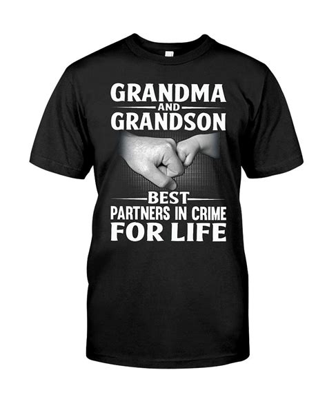 Grandma And Grandson Best Partners In Crime For Life Shirt Flowy Tank