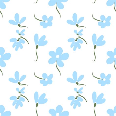 Blue Petals Png Picture Blue Petals Seamless Pattern Seamless Pattern