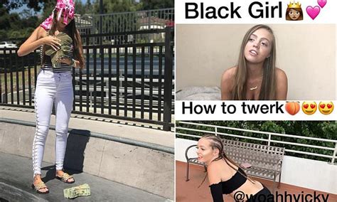 Instagram Star Woah Vicky From Georgia Claims Shes Black Daily Mail