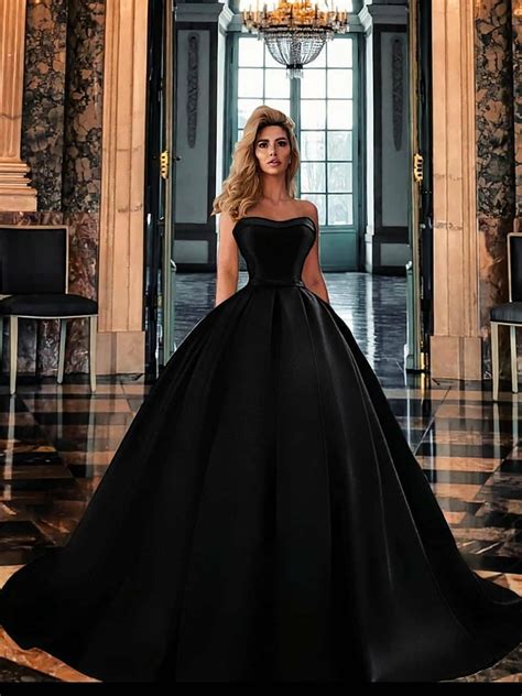 45 black ball gowns for prom weddings and special occasions melody jacob