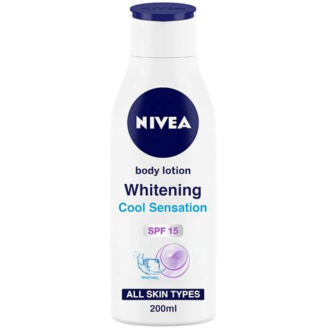 Nivea Body Lotion Whitening Cool Sensation Spf 15 And Refreshing
