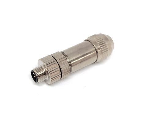 M8 Male 4 Pin Ip67 Shielded Straight Connector China Manufacturer