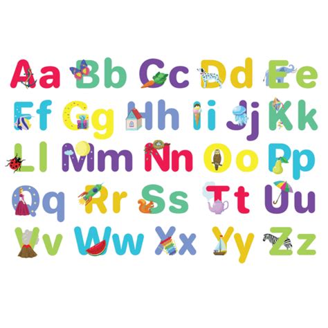 Alphabet Upper And Lower Case Wall Stickers Mystuff