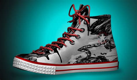 3d Model Converse Shoe With 2 Texture Vr Ar Low Poly Cgtrader