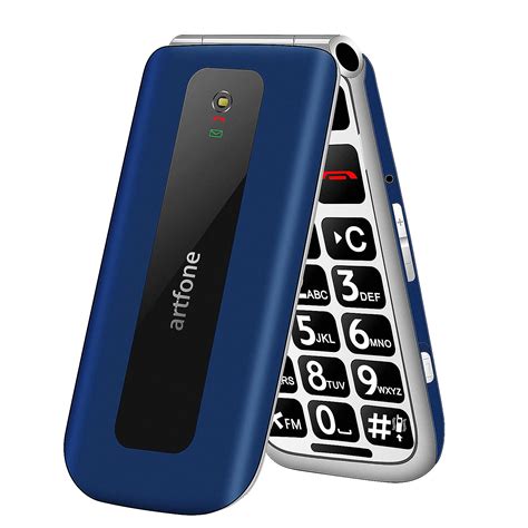 Buy Artfone Big Button Mobile Phone For Elderly Senior Flip Phones Sim Free Easy To Use Basic