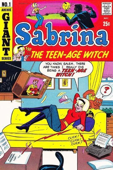 archie comics retro sabrina the teen age witch comic book cover no 1 aged posters dan