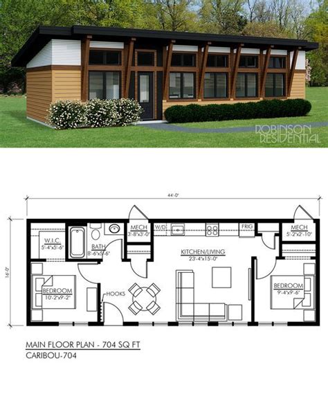 Two Story House Plans With One Bedroom And Living Room In The Middle