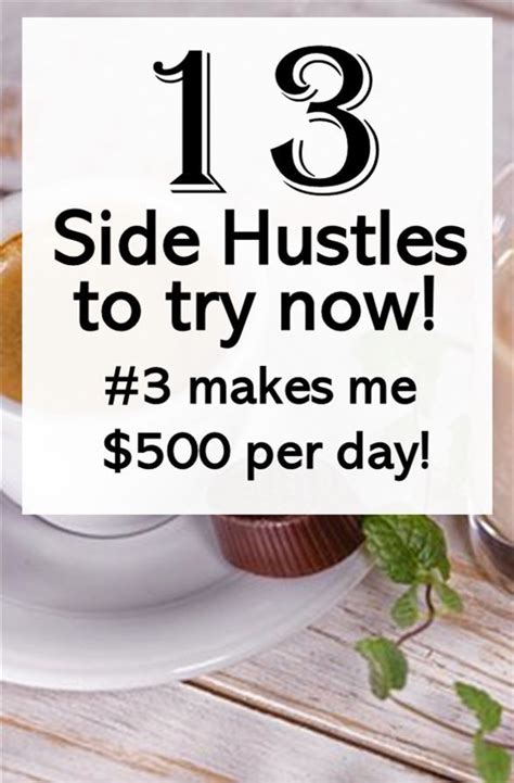 13 Easy Side Hustles To Make 500 Today Make More Money Make Money