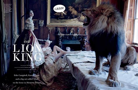 Atlas The Lion A Film By Tim Walker For Love Yellowtrace