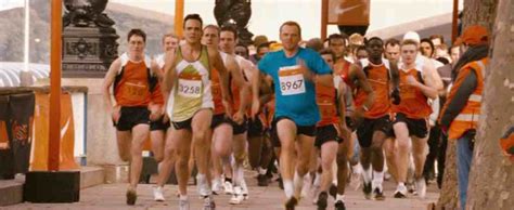 Jim white is to thomas' right and gary adams is to white's right. Movie Review - Run Fatboy Run