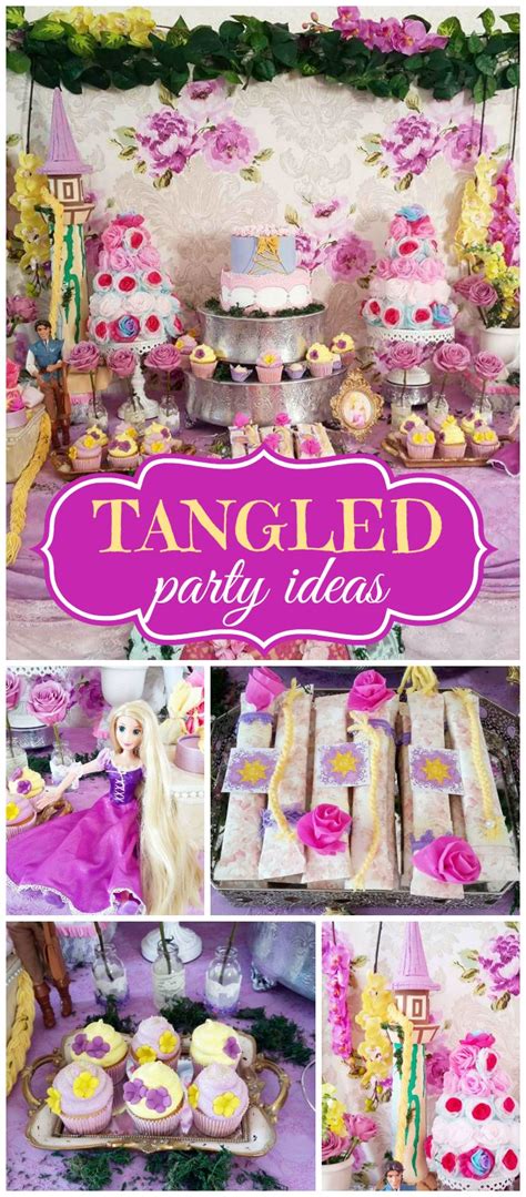 This listing is for the digital file of the rapunzel party. What a fantastic Tangled party! Such elaborate decorations ...