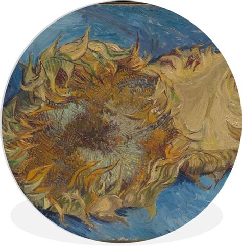 WallCircle Wandcirkel 150 Zonnebloemen Vincent Van Gogh Ronde