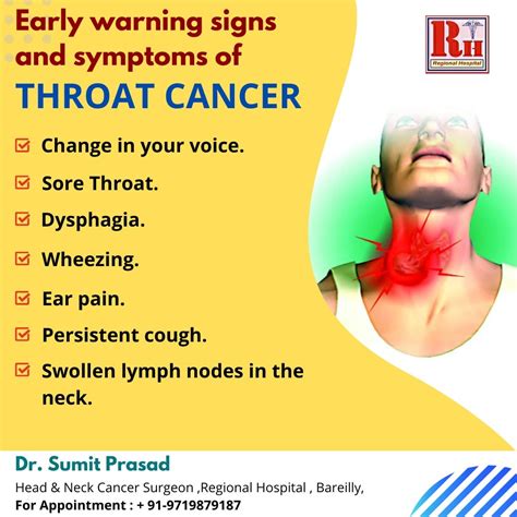 Throat Cancer Signs Early Recognition Is Critical Throat Cancer Signs