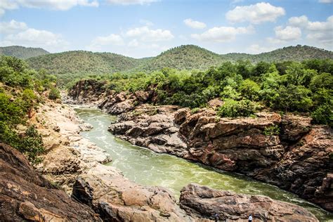 River In A Picturesque Gorge India Free Image Download