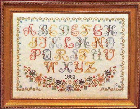 Looking for an advice video on how to design cross stitch patterns? Vintage Counted Cross Stitch Pattern Antique Alphabet ...