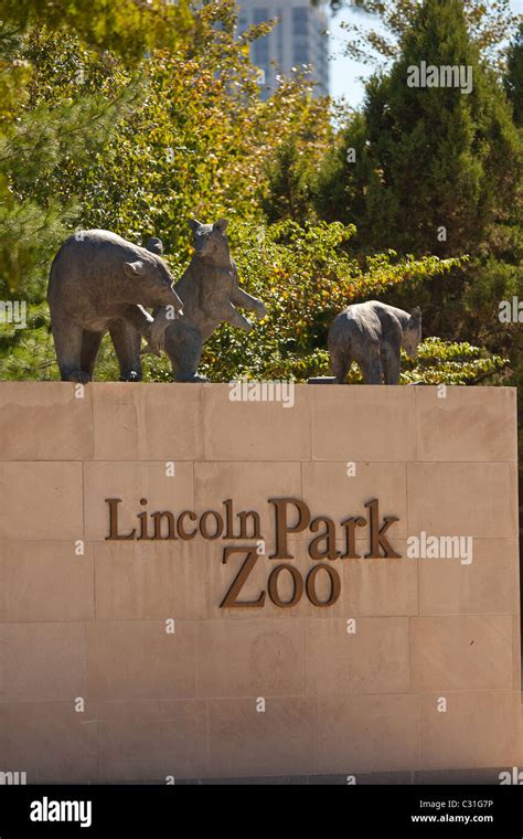 Lincoln Park Zoo Chicago Il Usa Stock Photo Alamy