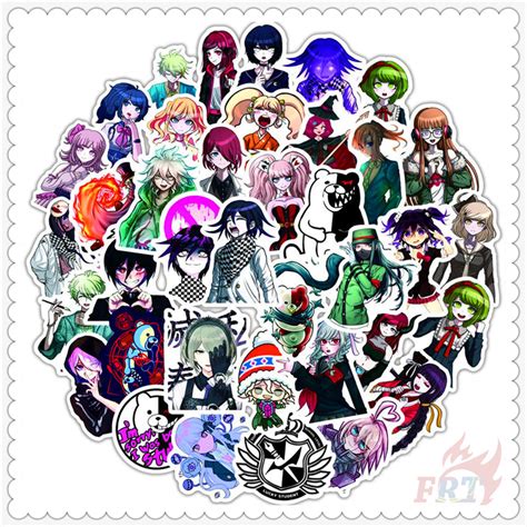 50pcsset Dangan Ronpa Danganronpa Stickers Diy Fashion Waterproof