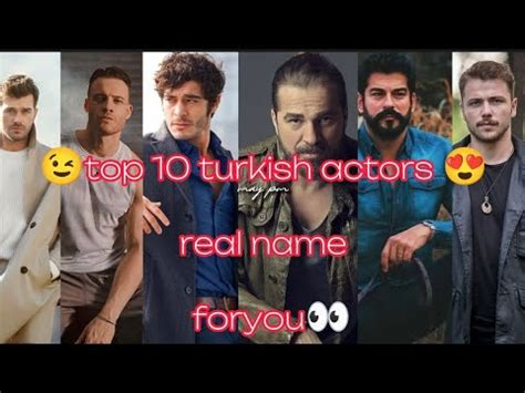 Top 10 Turkish Actors Real Name Foryou YouTube