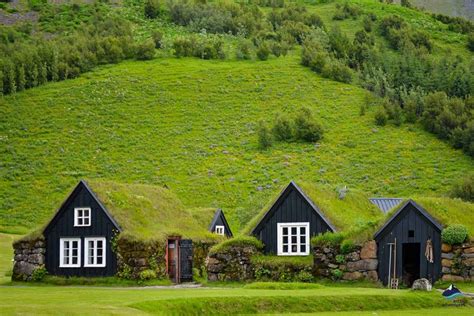Turf Houses In Iceland Grass Roofed Houses Arctic Adventures