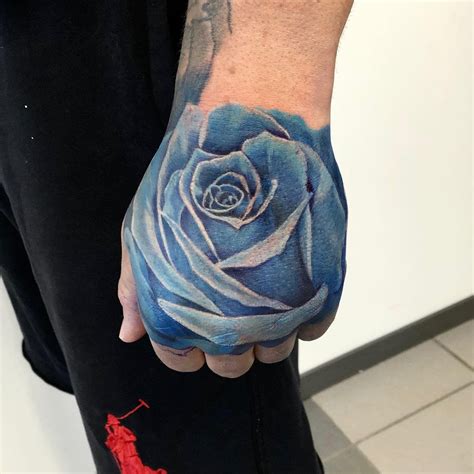 Top 81 Best Blue Rose Tattoo Ideas 2021 Inspiration Guide Rose