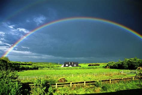 Rainbow Over Ireland Photograph By Bob Cuthbert